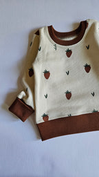 0-6 Months Strawberries Grow With Me Sweater