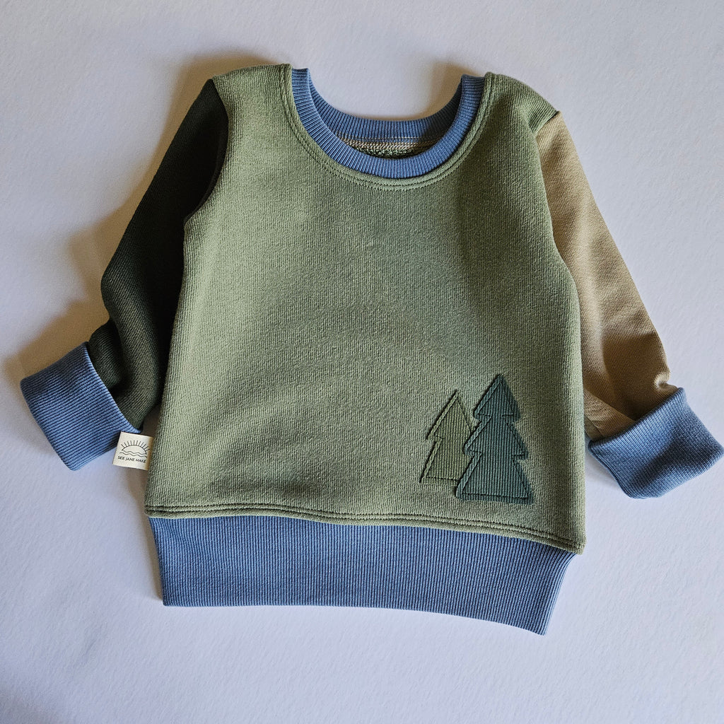 3-12 Months Forest Grow With Me Sweater
