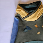 6-9 Years Bigfoot in the Stars Grow With Me Hoodie
