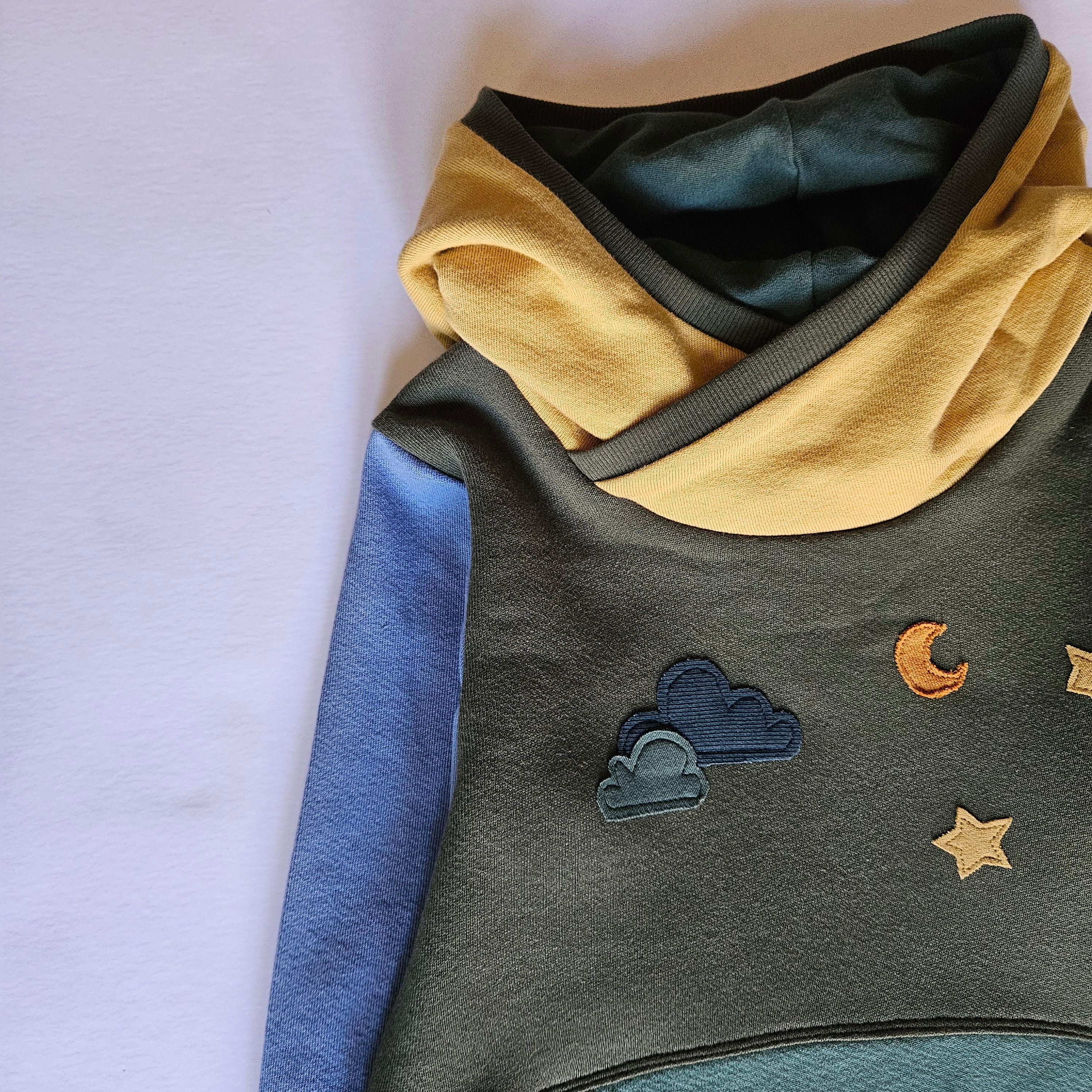6-9 Years Bigfoot in the Stars Grow With Me Hoodie