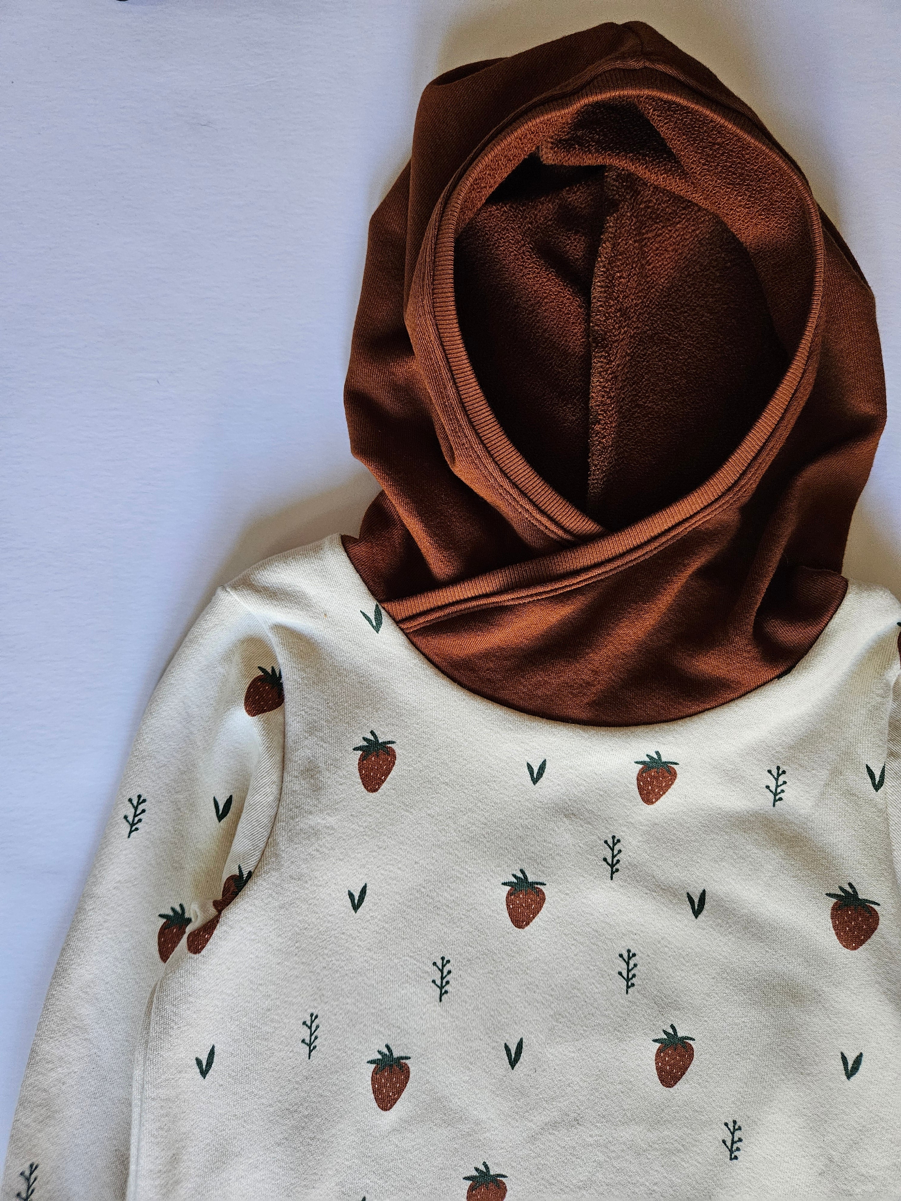 6-9 Years Strawberries Grow With Me Hooded Tunic