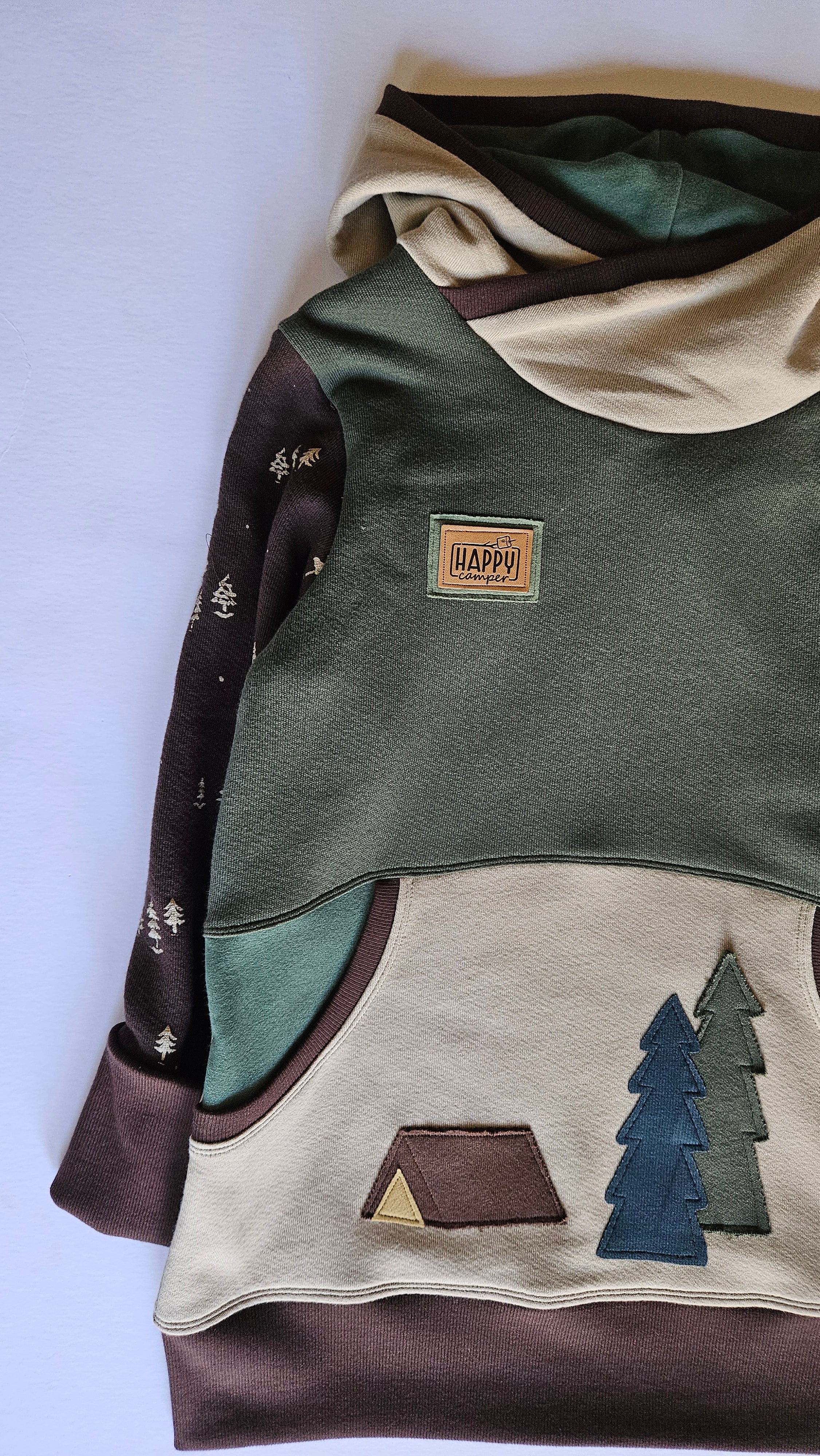 10-14 Years Happy Camper Grow With Me Hoodie