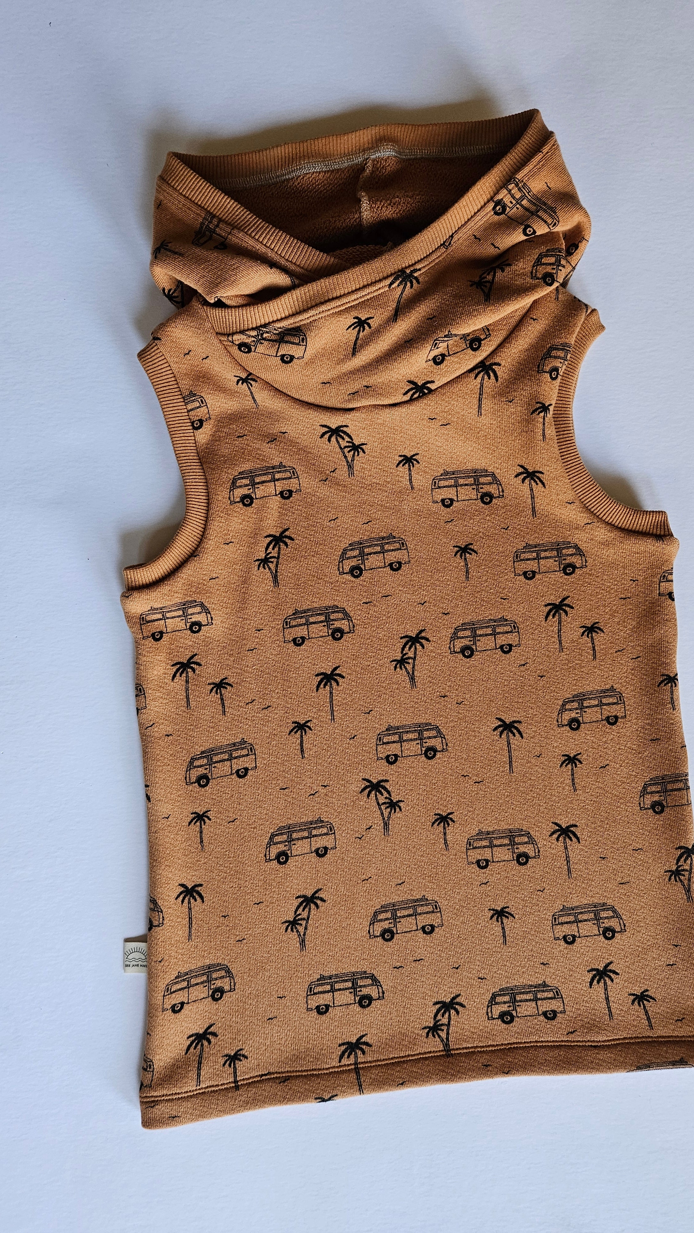 6Y-9Y Vans Amber Hooded Tank Grow With Me