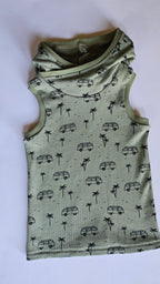 3T-6Y Vans Green Hooded Tank Grow With Me