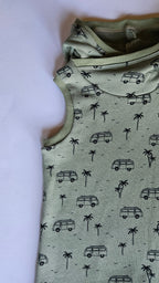 3T-6Y Vans Green Hooded Tank Grow With Me
