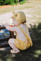 Shortie Overalls in Sunflower