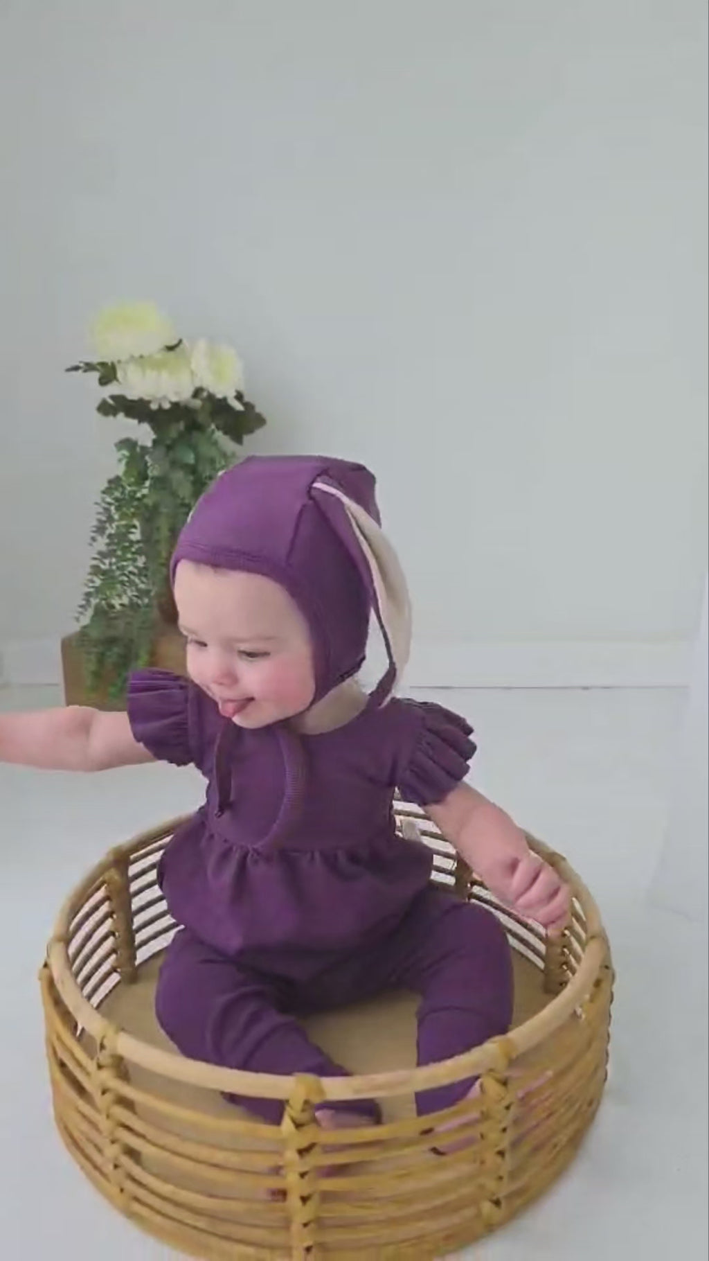 Bunny Bonnet PREORDER- Purple