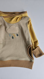 3-6 Years Storm Cloud Grow With Me Hoodie