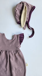 Ruffle Romper PREORDER- Lilac