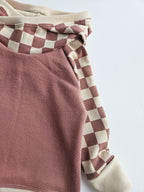 12M-3T Checkers Grow With Me Hoodie