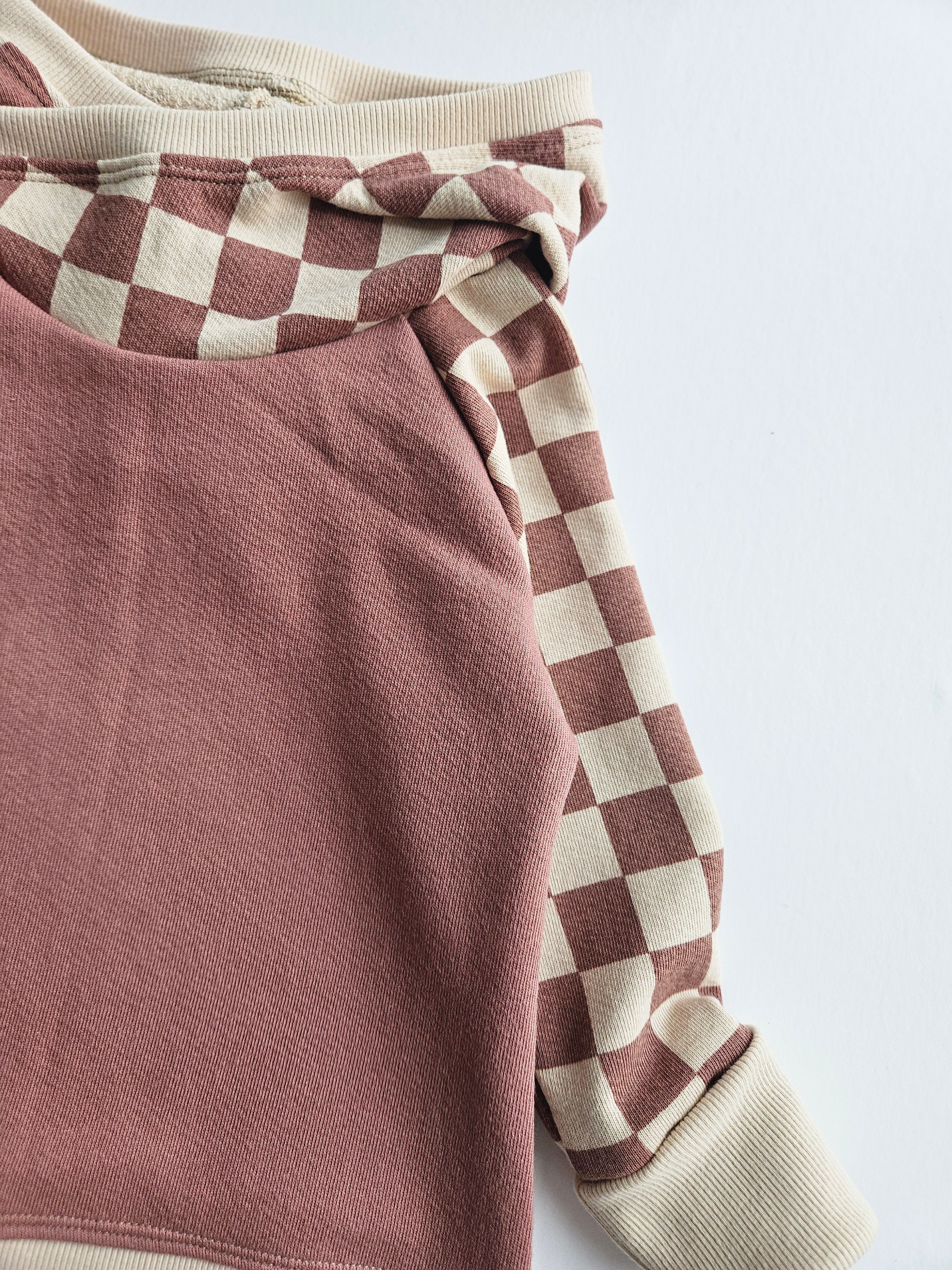 12M-3T Checkers Grow With Me Hoodie