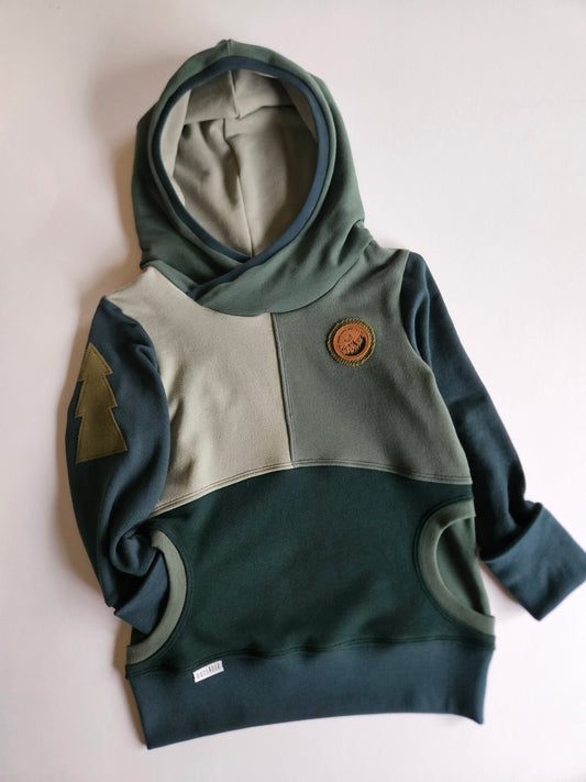 6-9 Years Forest Grow With Me Hoodie