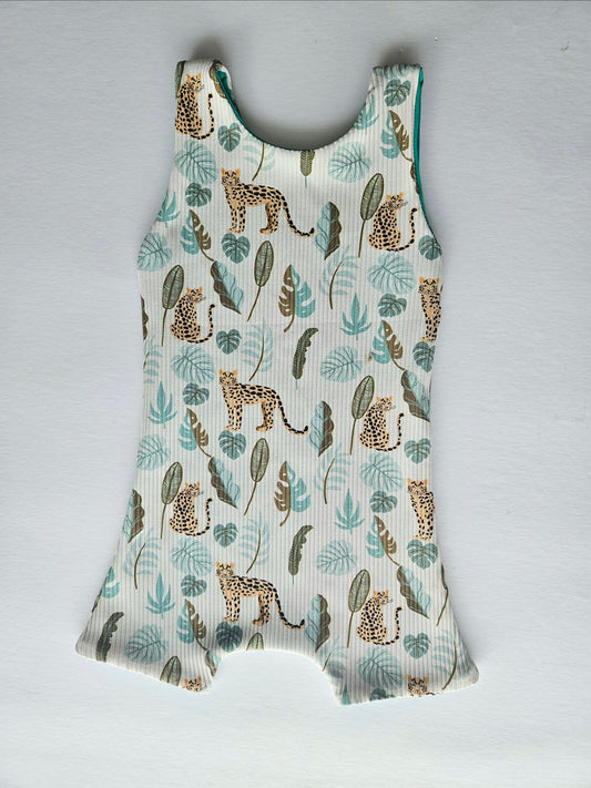 PREORDER Reversible Swim Bodysuit-Jungle