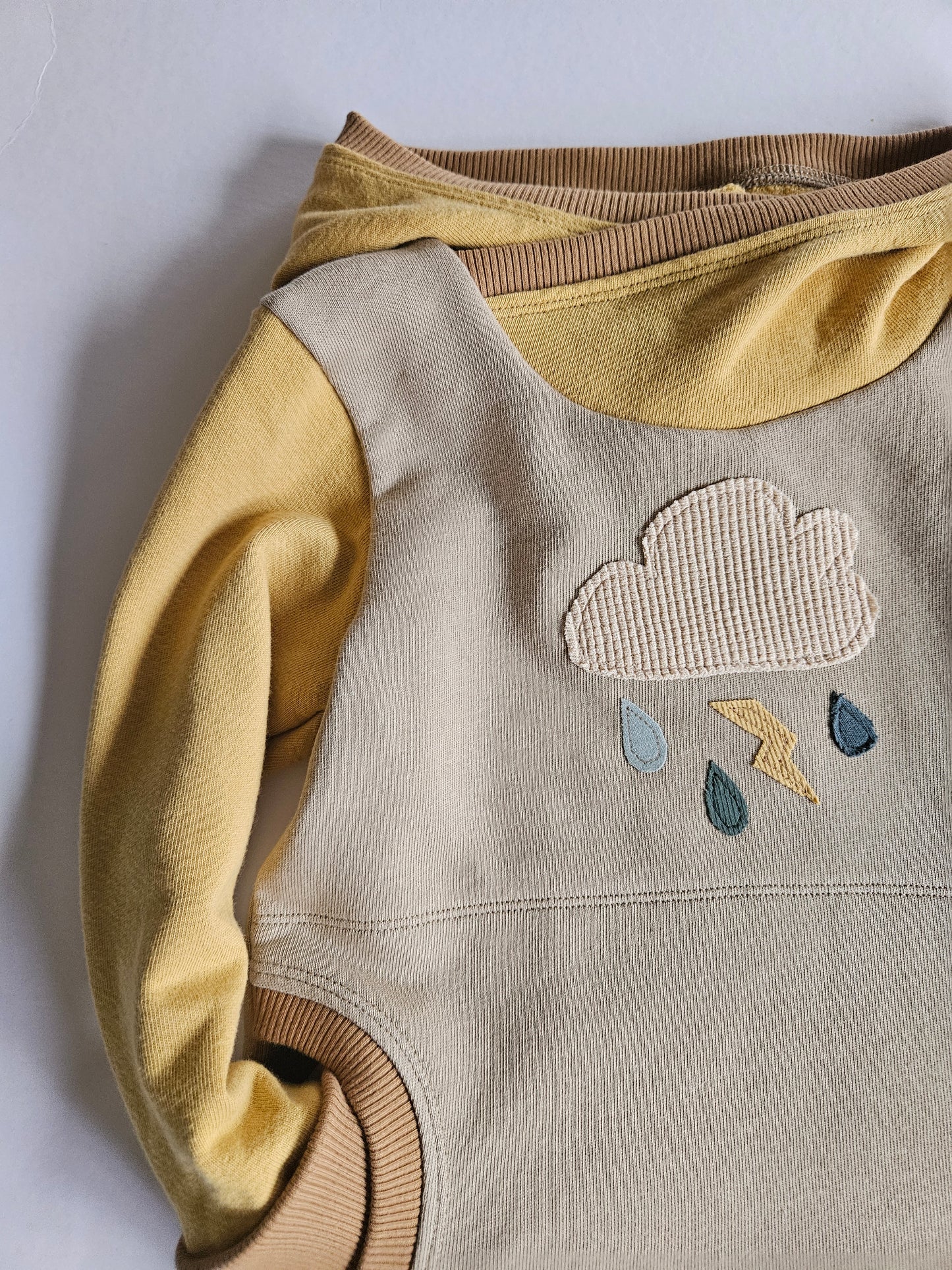 3-6 Years Storm Cloud Grow With Me Hoodie