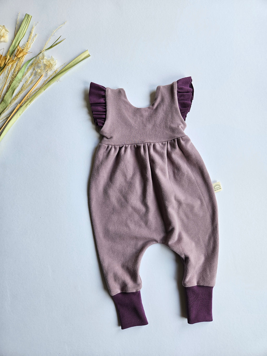 Ruffle Romper PREORDER- Lilac