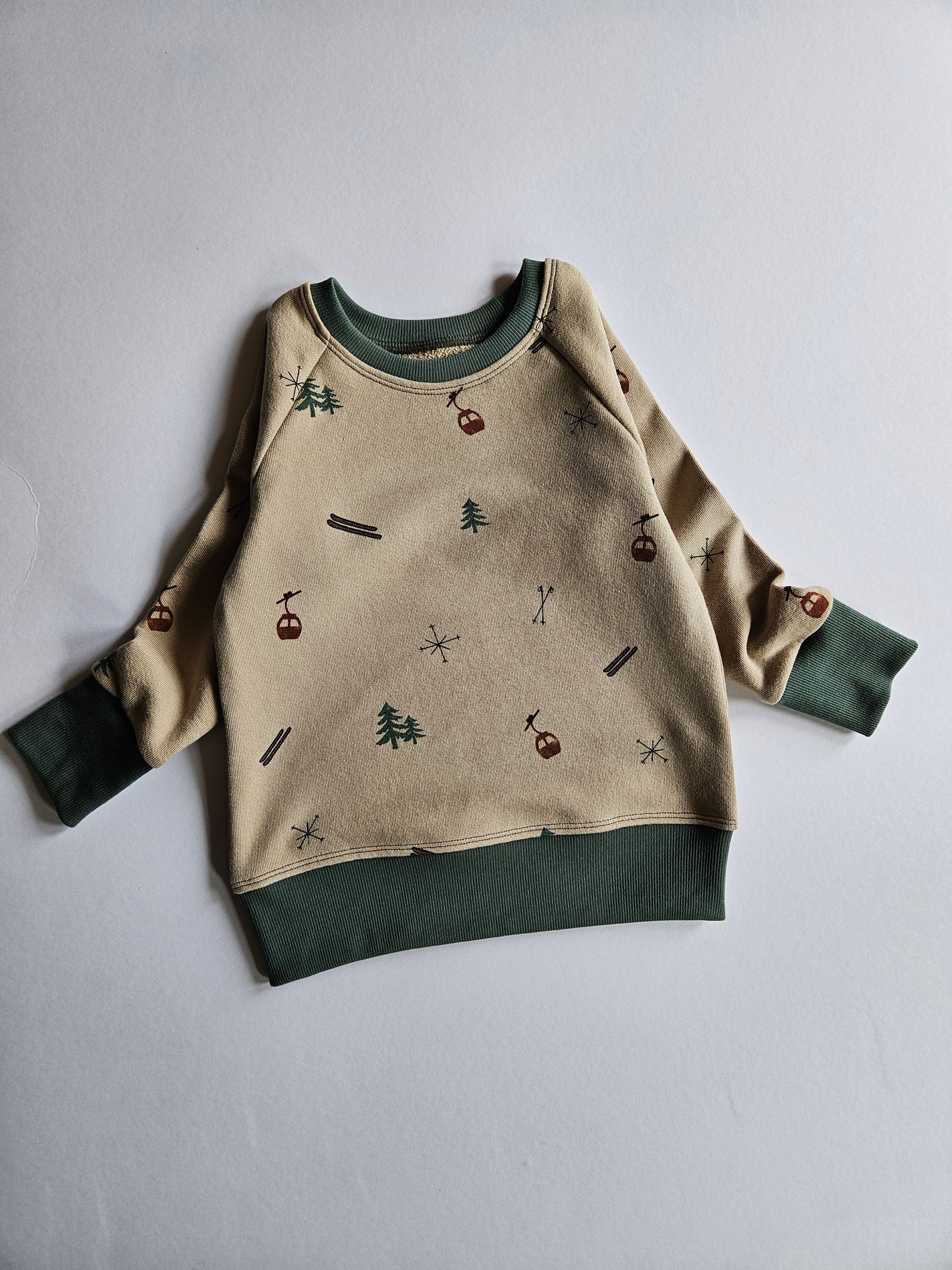 4T Sweater and Jogger Set- Retro Ski